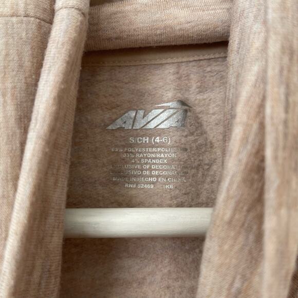 Avia Womens Tan Workout Longsleeve Stretch Turtleneck Top Running Size Small 4-6 - Picture 4 of 7